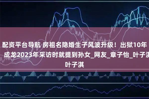 配资平台导航 房祖名隐婚生子风波升级！出狱10年，成龙2023年采访时就提到孙女_网友_章子怡_叶子淇